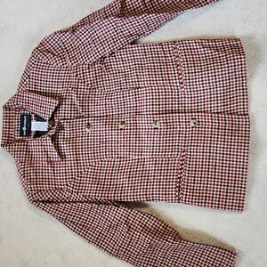 Sag Harbor Houndstooth Petite Blazer Jacket- 4p